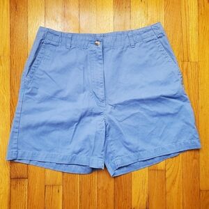 L.L Bean blue casual shorts‎ size 14 regular vintage 90s cotton